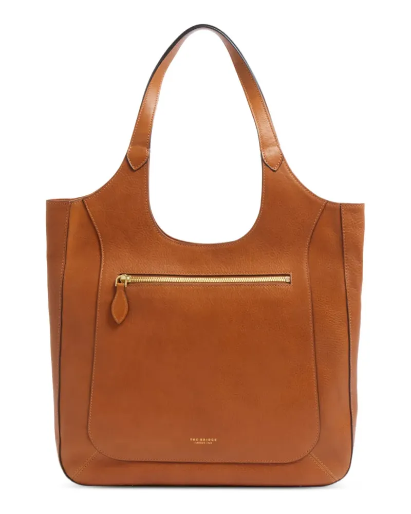 The Bridge Schultertasche mit Reißverschluss - Braun Braun