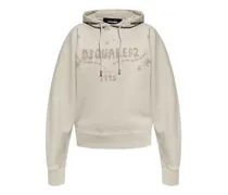 Hoodie mit Kordelzug - Grau