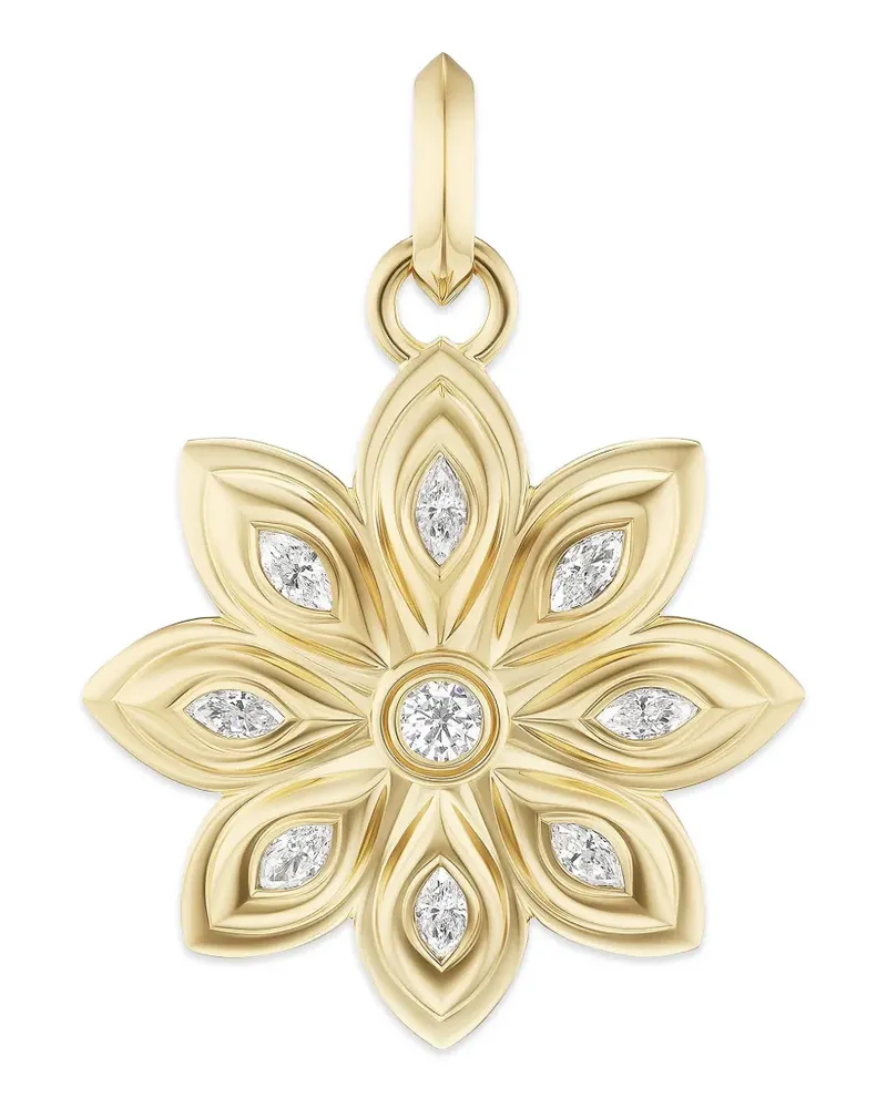 Sorellina Bloom Blumenanhänger mit Diamanten - Gold Gold