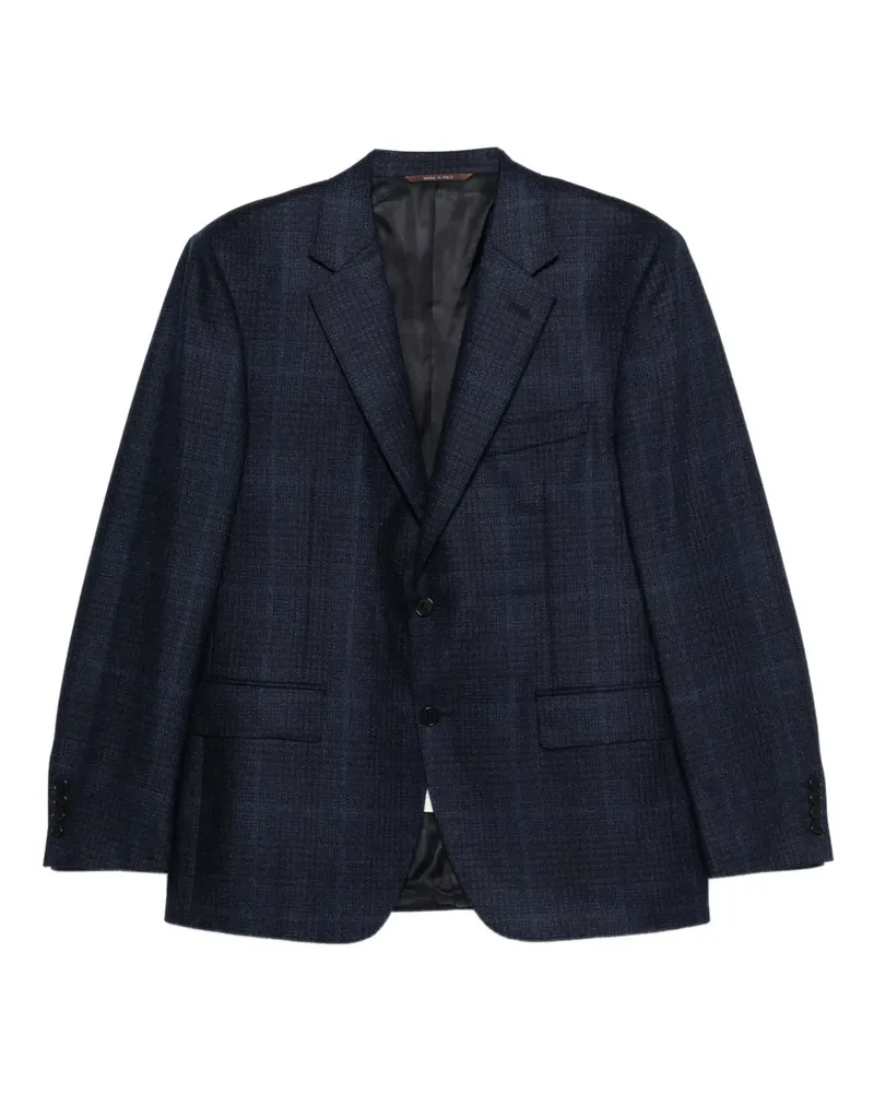Canali Kariertes Sakko - Blau Blau