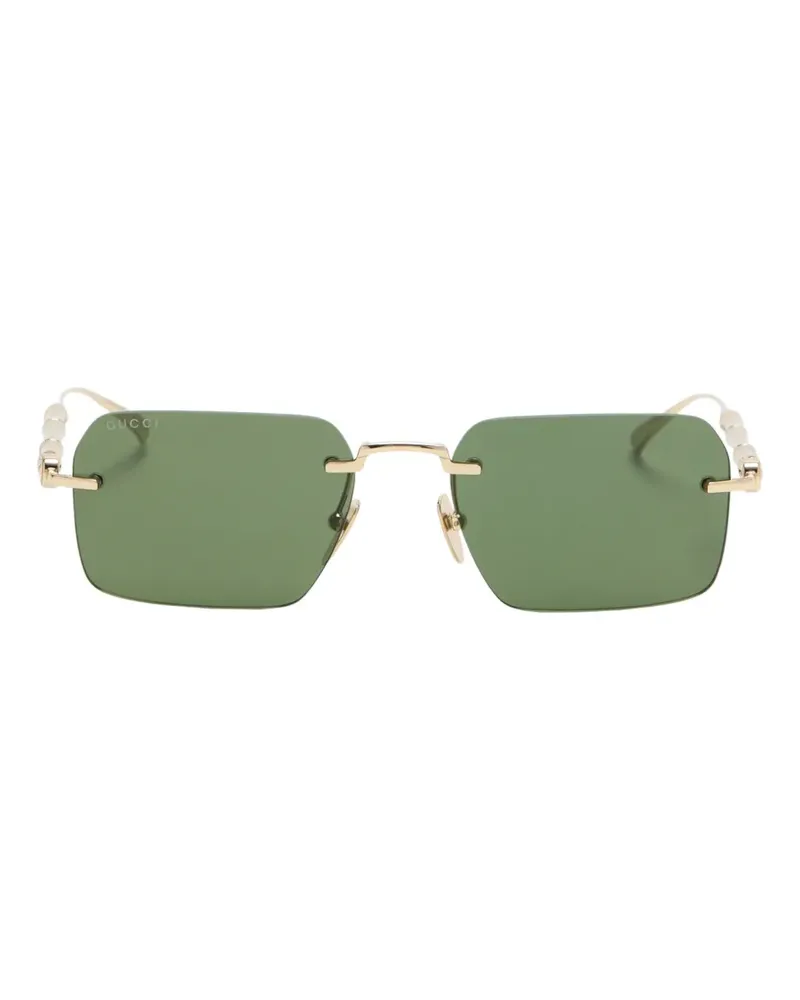 Gucci rimless sunglasses - Gold Gold