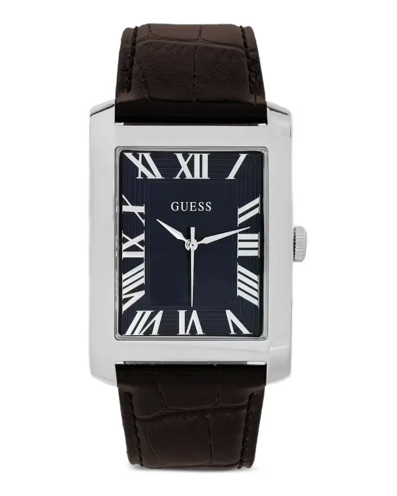 Guess Armbanduhr mit römischen Ziffern 33,7mm - Blau Blau