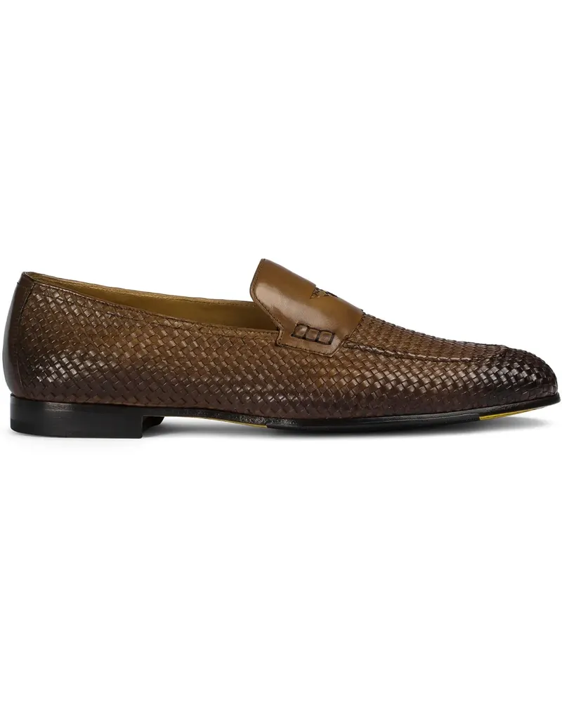 Doucal´s Loafer mit Webmuster - Braun Braun