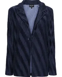 Giorgio Armani Plissierter Blazer Blau