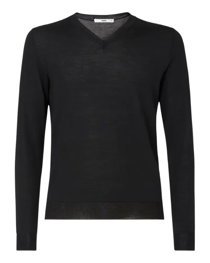 Fendi Pullover aus Wolle - Schwarz Schwarz