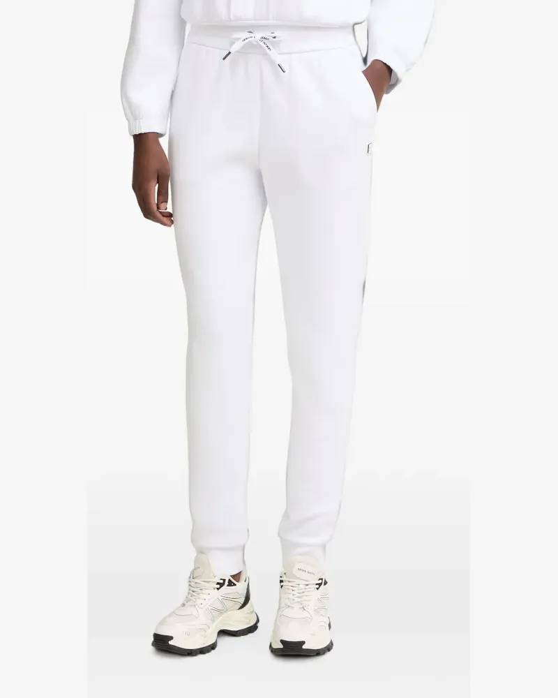 Armani Exchange Jogginghose mit Logo-Patch - Weiß Weiß