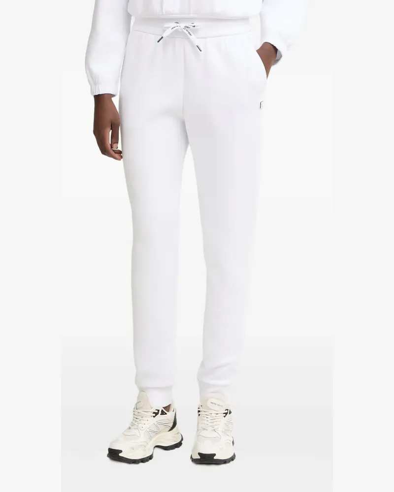 Armani Exchange Jogginghose mit Logo-Patch - Weiß Weiß