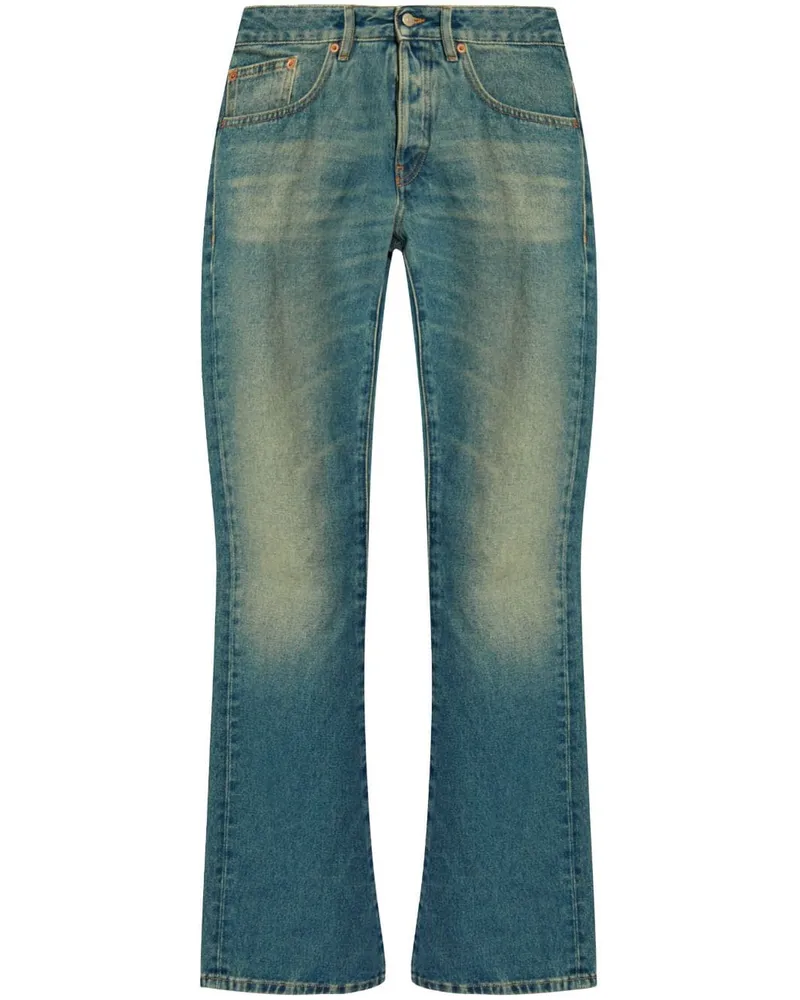 Maison Margiela Ausgeblichene Jeans Blau