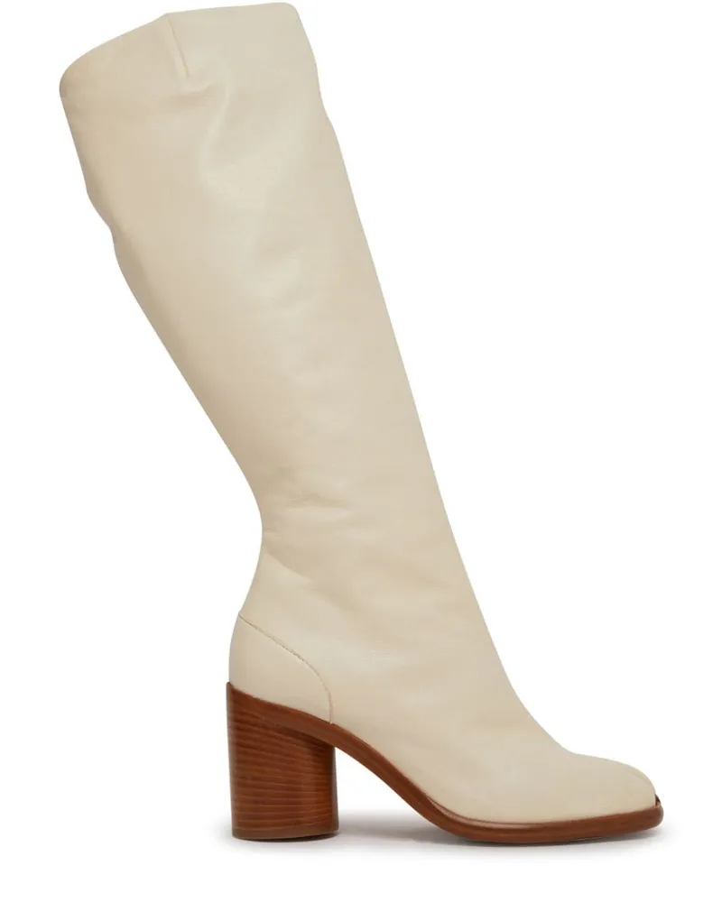 Maison Margiela Kniehohe Tabi Stiefel 80mm - Nude Nude