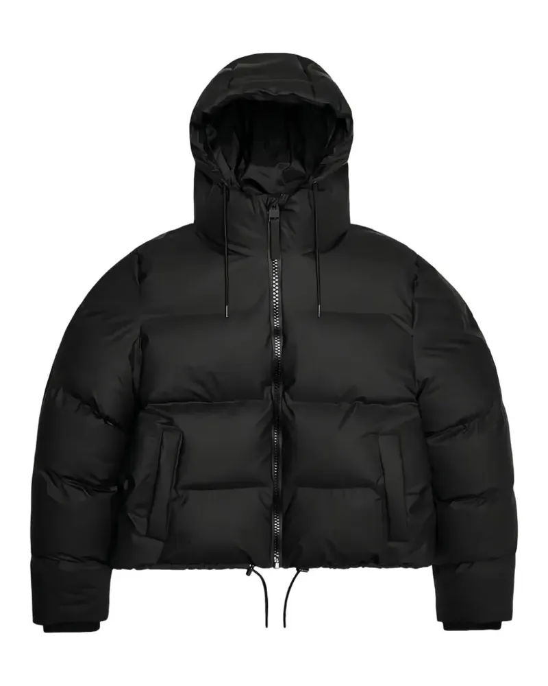RAINS Alta Short puffer jacket - Schwarz Schwarz