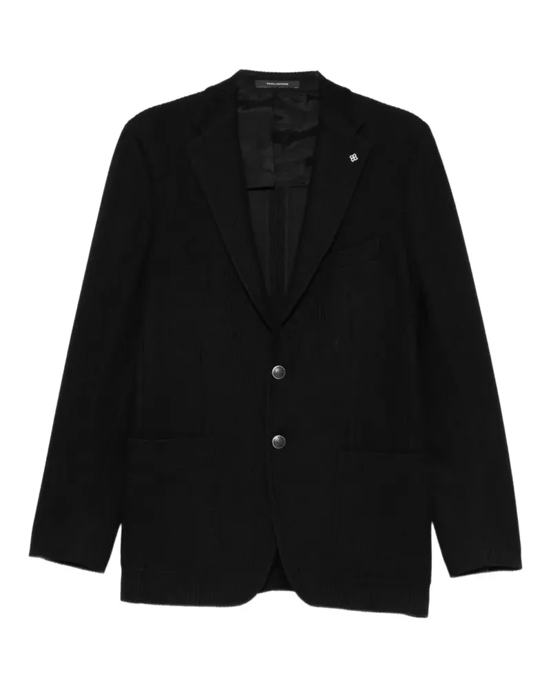 Tagliatore long-sleeve buttoned blazer - Schwarz Schwarz