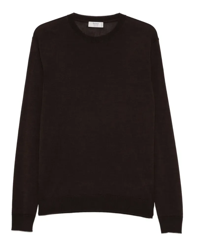 Ferrante Pullover mit rundem Ausschnitt - Braun Braun