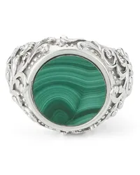 Emanuele Bicocchi Arabesque Ring mit Malachit Silber