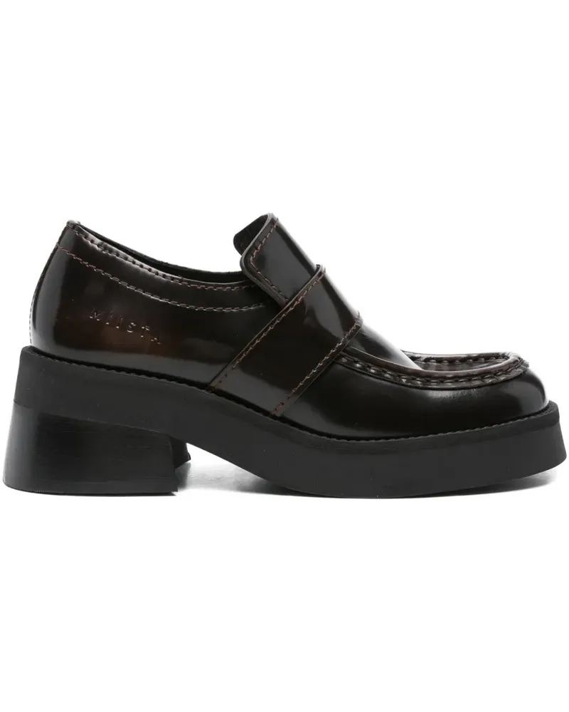 Miista Lib Loafer mit Plateau - Braun Braun