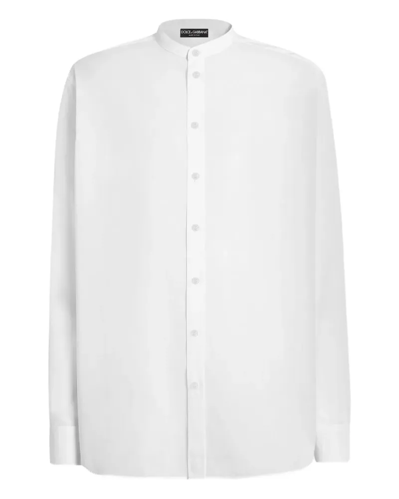 Dolce & Gabbana Langärmeliges Hemd - Weiß Weiß