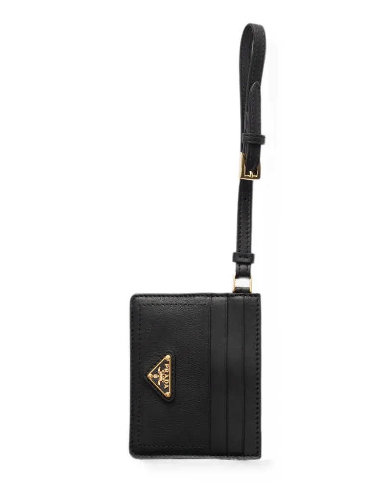 Prada nappa leather card holder - Schwarz Schwarz