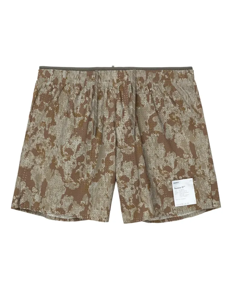 Satisfy Space‑O™ 5" perforated drawstring shorts - Braun Braun