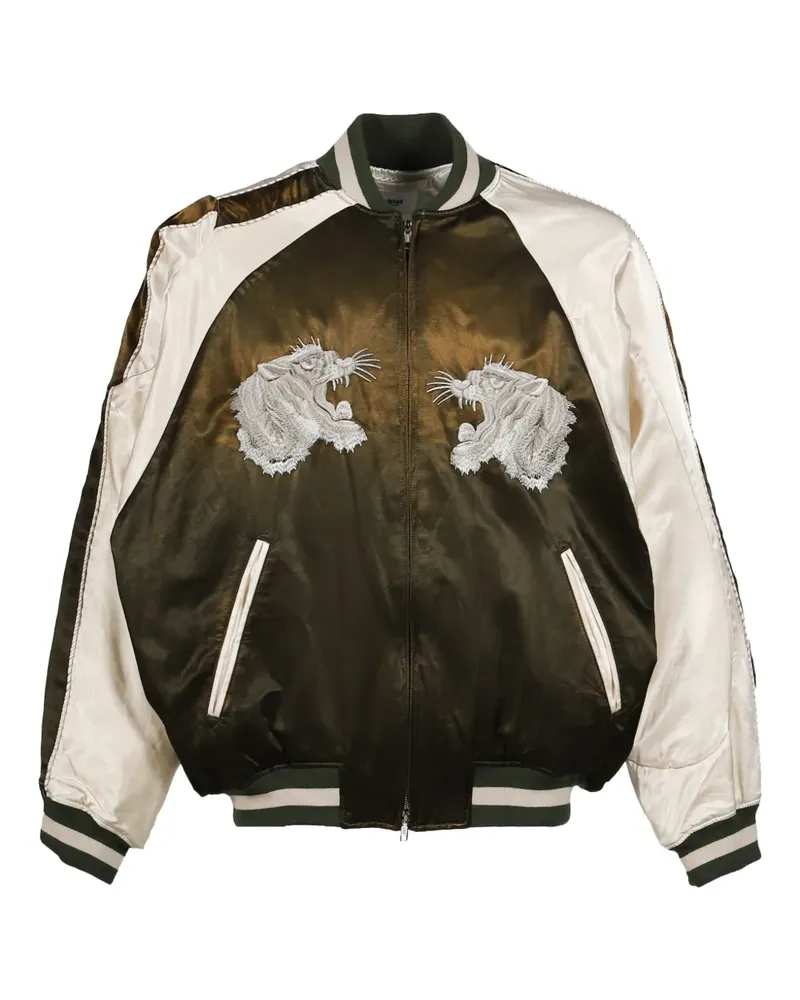Doublet Bomberjacke mit Tigerstickerei - Grün Grün