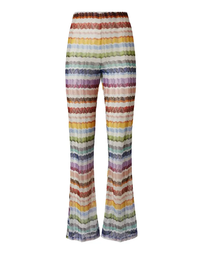 Missoni Zigzag-knit trousers - Gelb Gelb