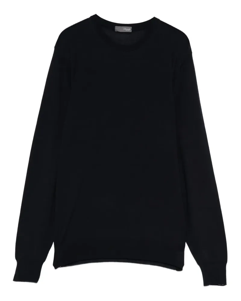 Drumohr  Pullover aus Merinowolle - Blau Blau