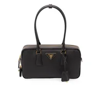 triangle-logo tote bag - Schwarz
