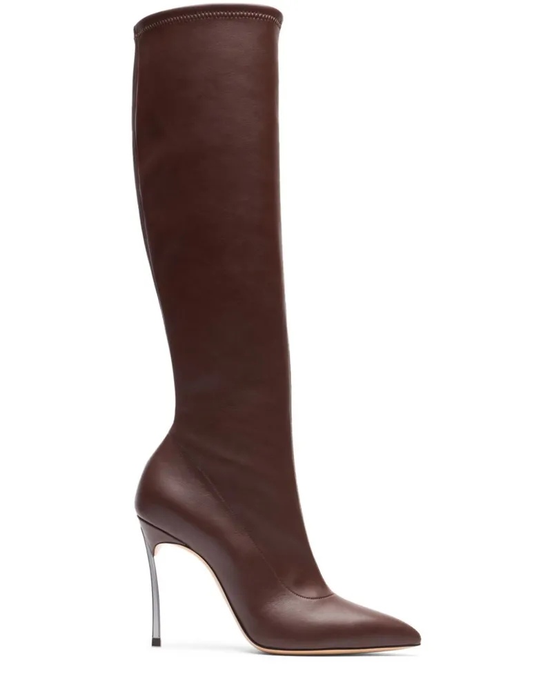 Casadei Blade Stiefel 100mm - Braun Braun