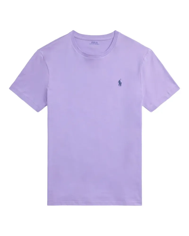 Ralph Lauren T-Shirt mit Logo-Stickerei - Violett Violett
