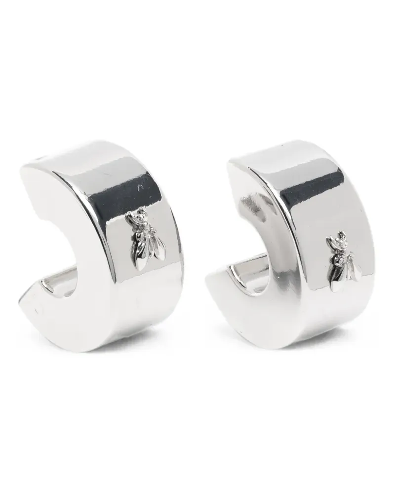 Patrizia Pepe Bold Circle Fly Ohrringe - Silber Silber