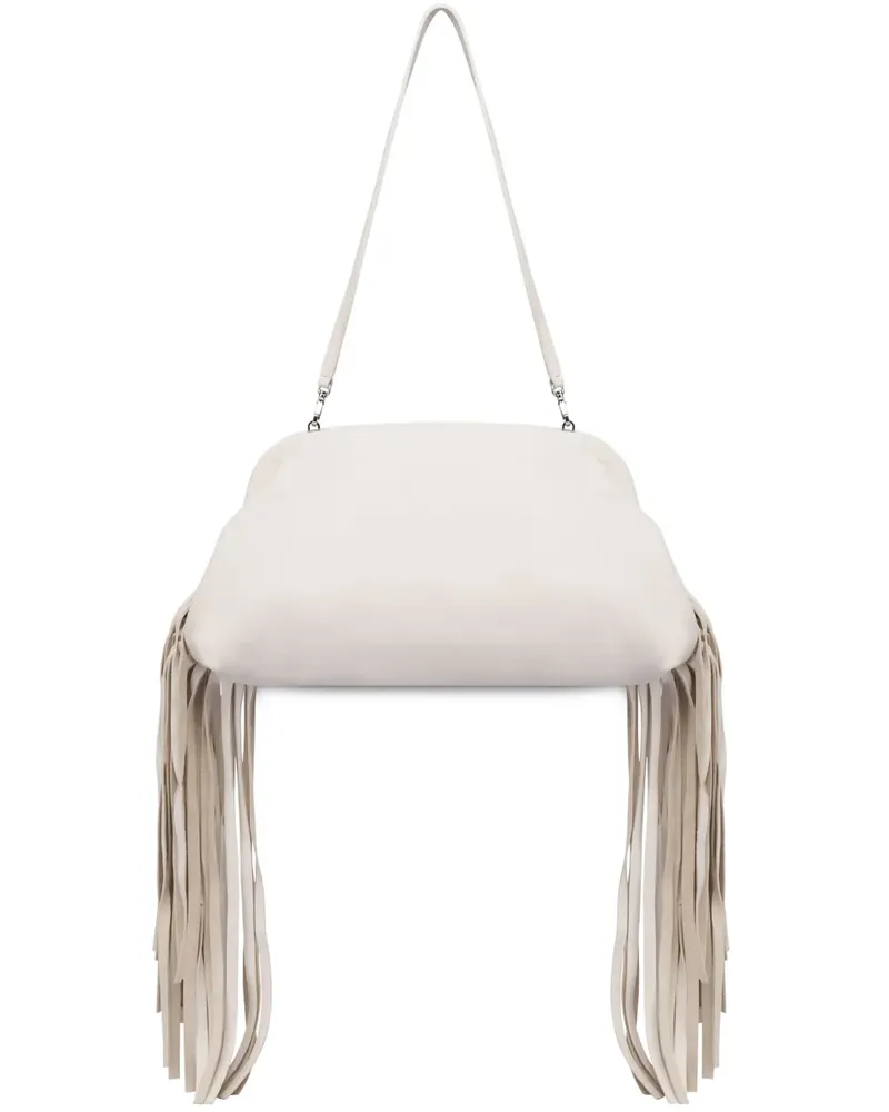 Philosophy Di Lorenzo Serafini Clutch mit Fransen - Nude Nude