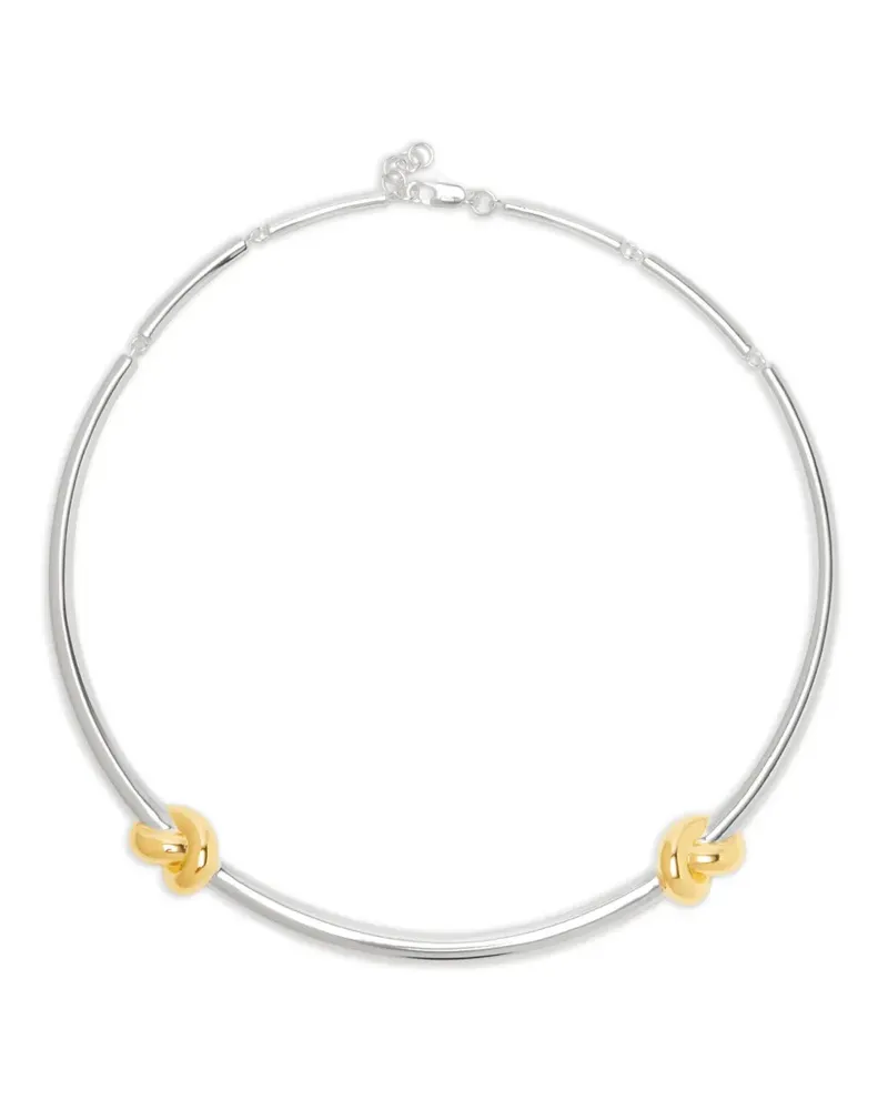Missoma x Lucy Williams Halskette mit Knoten - Silber Silber