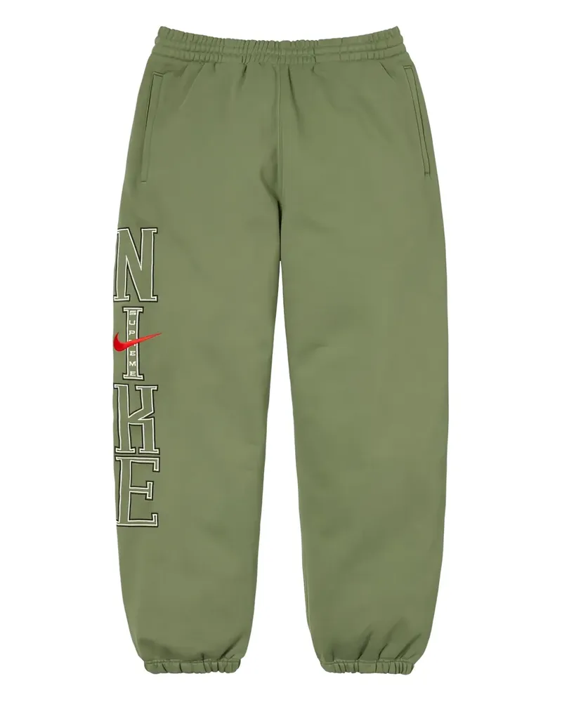 Supreme Being x Nike embroidered-logo track pants - Grün Grün
