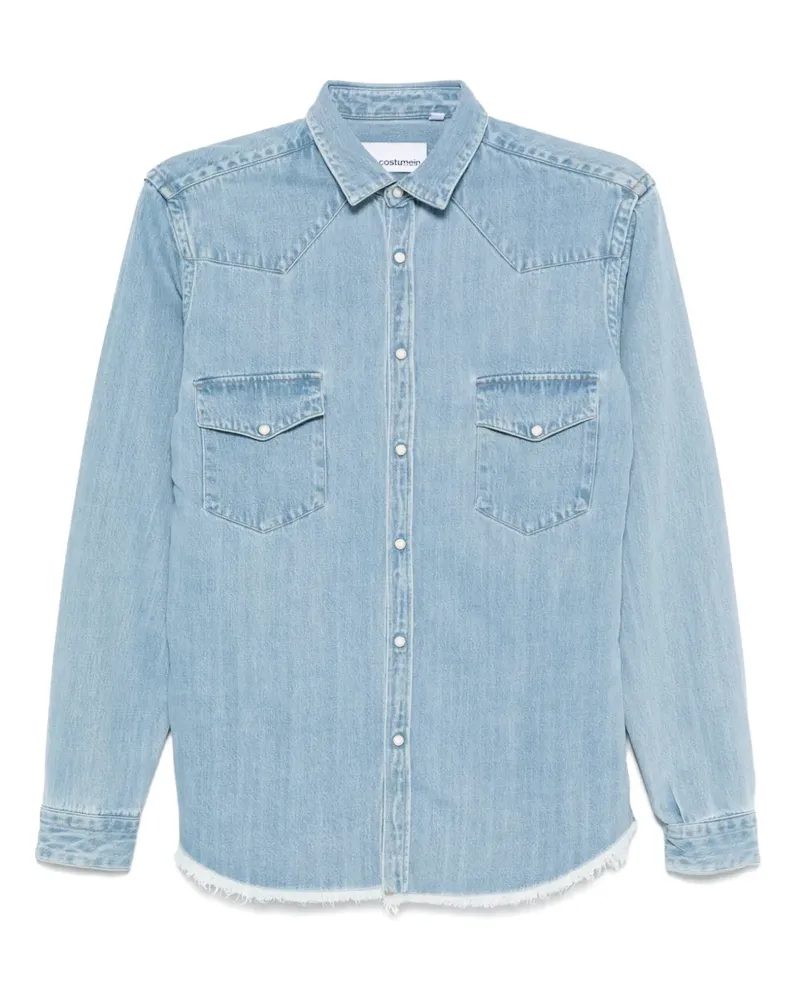 Costumein Klassisches Jeanshemd - Blau Blau