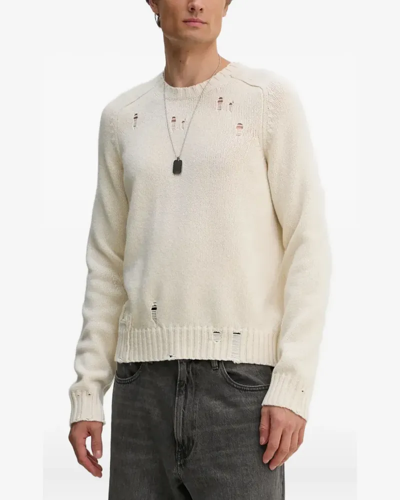 Zadig & Voltaire Pullover in Distressed-Optik - Nude Nude