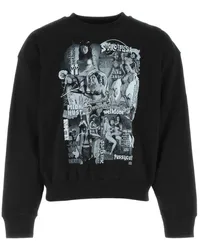 WE 11 DONE Klassisches Sweatshirt Schwarz