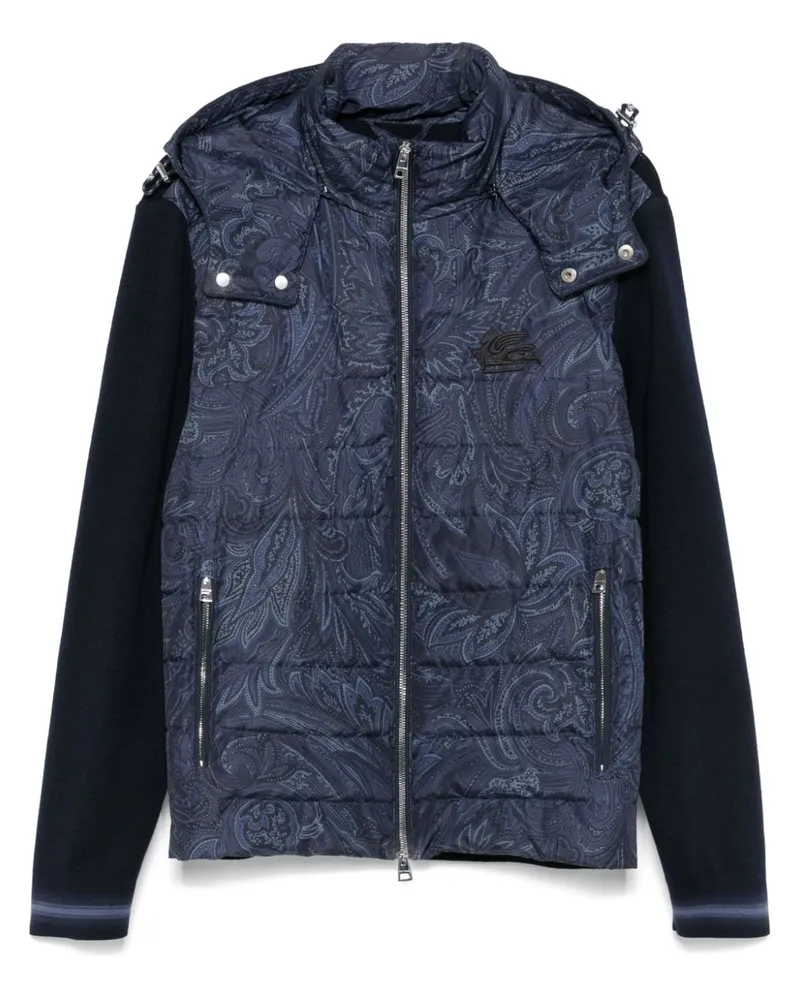 Etro Jacke mit Paisleymuster - Blau Blau