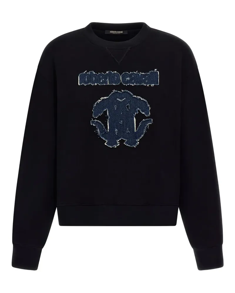 Roberto Cavalli logo sweatshirt - Schwarz Schwarz