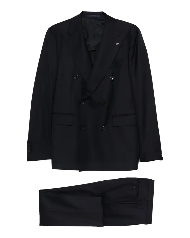 Tagliatore Doppelreihiger Anzug mit Klappentaschen - Blau Blau