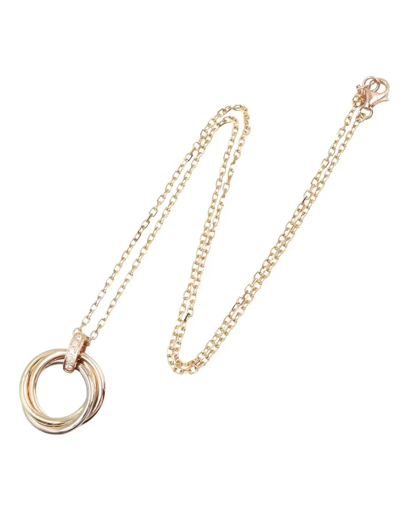 Cartier 2010 18K Trinity diamond necklace - Gold Gold