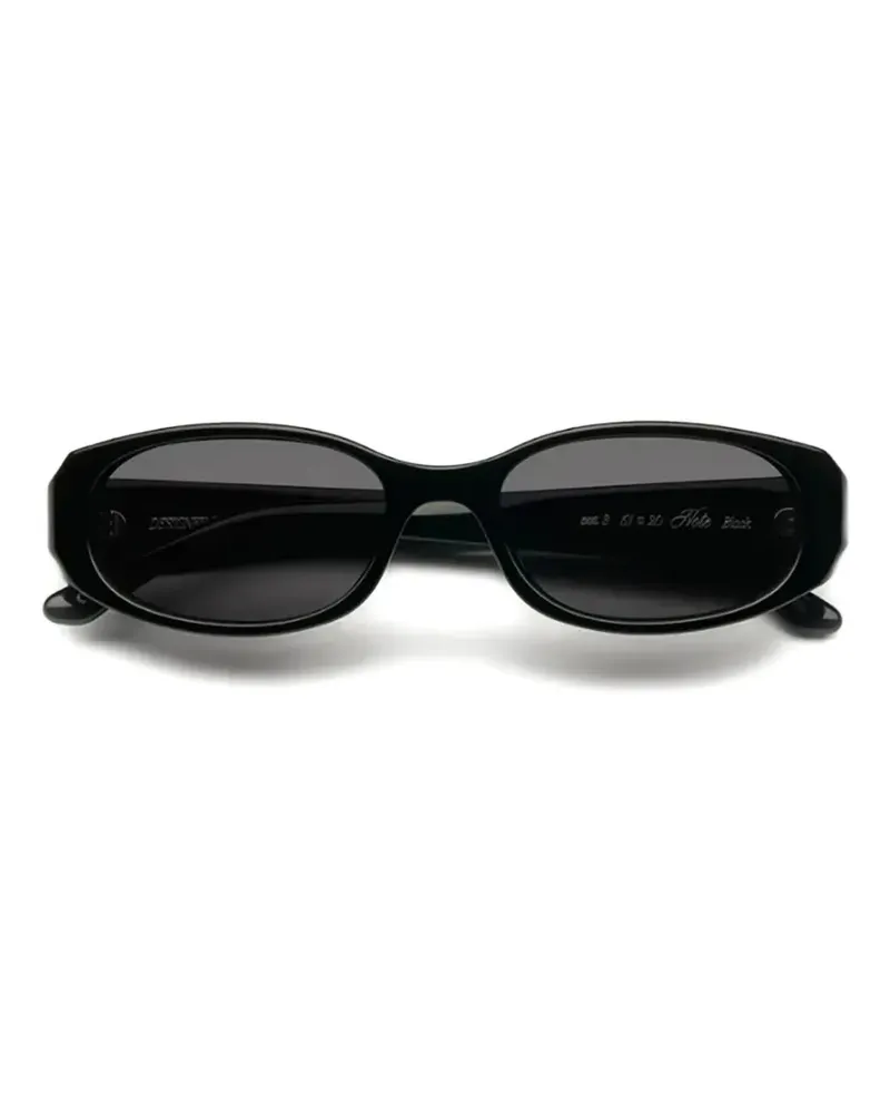 CHIMI Note oval-frame sunglasses - Schwarz Schwarz