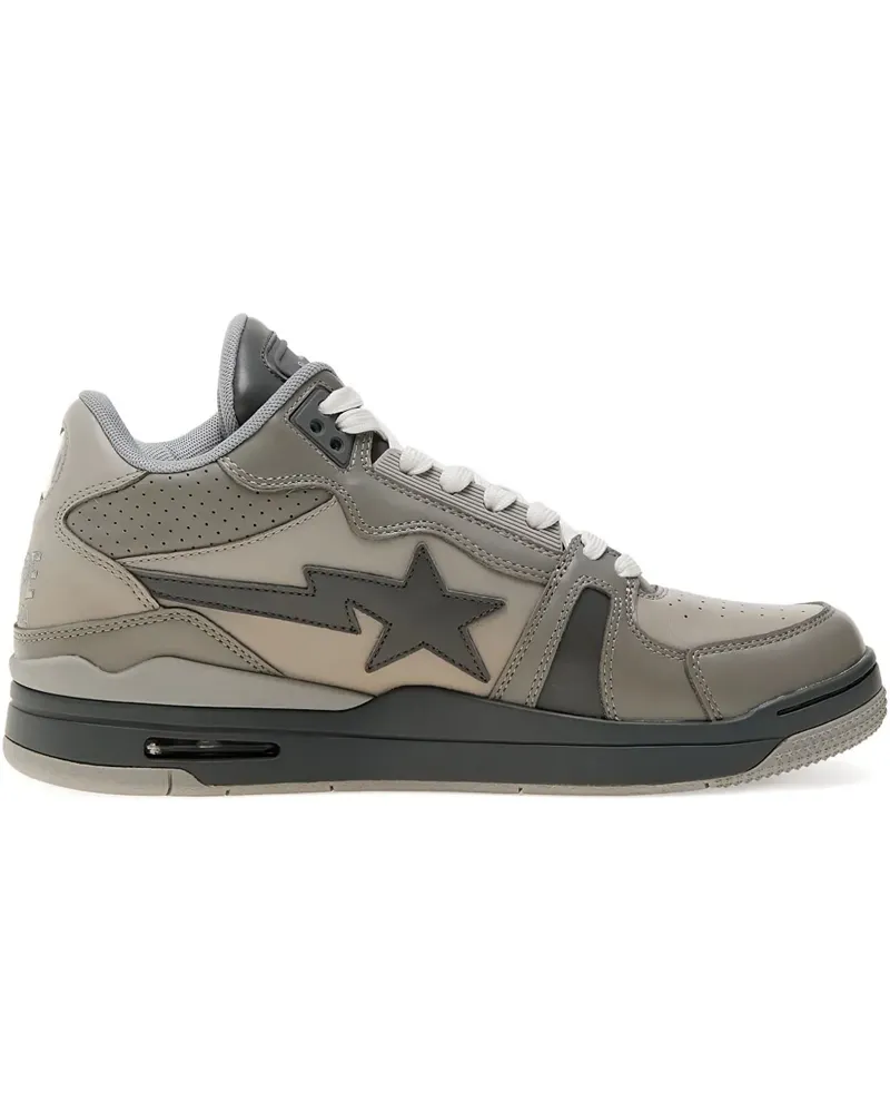 BAPE Bape Clutch Sta™ #1 High-Top-Sneakers mit Sternen - Grau Grau