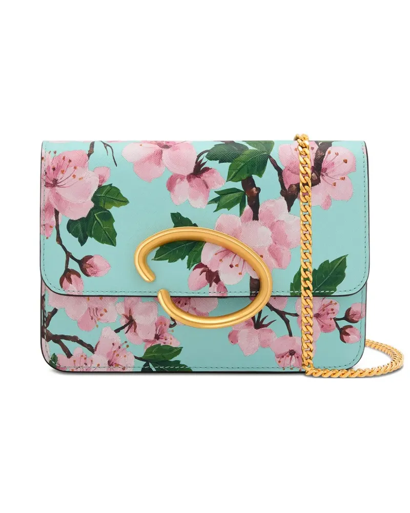 Oscar de la Renta O Pochette Umhängetasche - Blau Blau