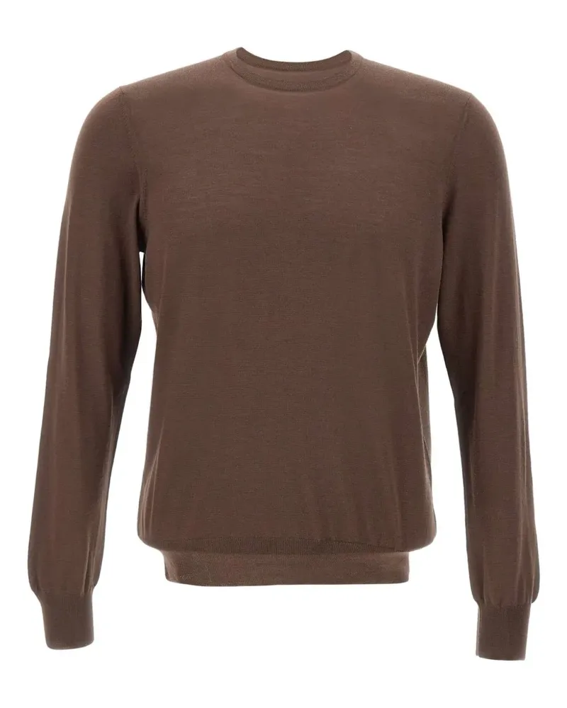 Gran Sasso Pullover mit Rundhalsausschnitt - Braun Braun