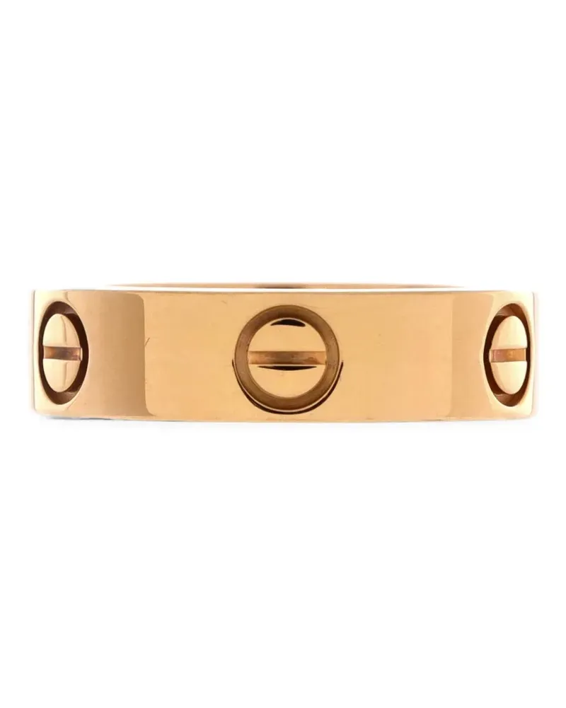 Cartier 18kt Love Band 1 Sapphire Rotgoldring mit pinkem Saphir - Rosa Rosa