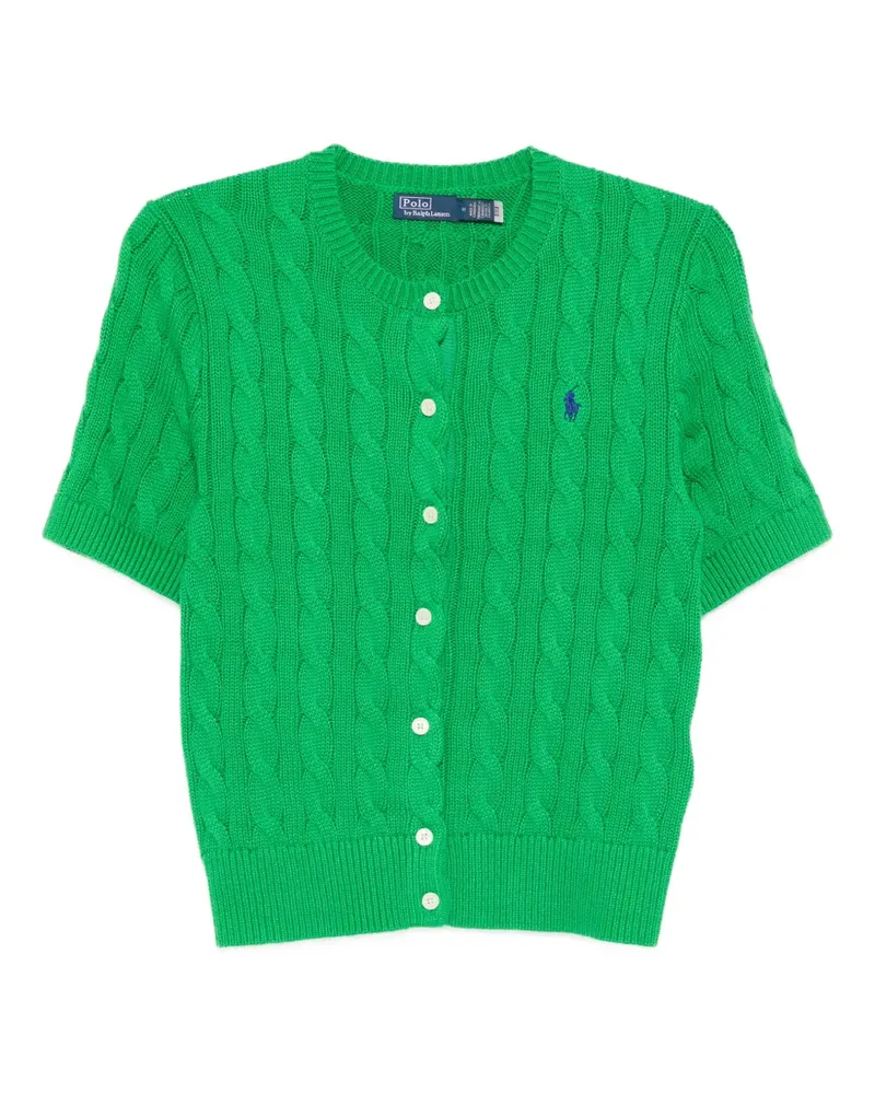 Ralph Lauren logo-embroidered cardigan - Grün Grün