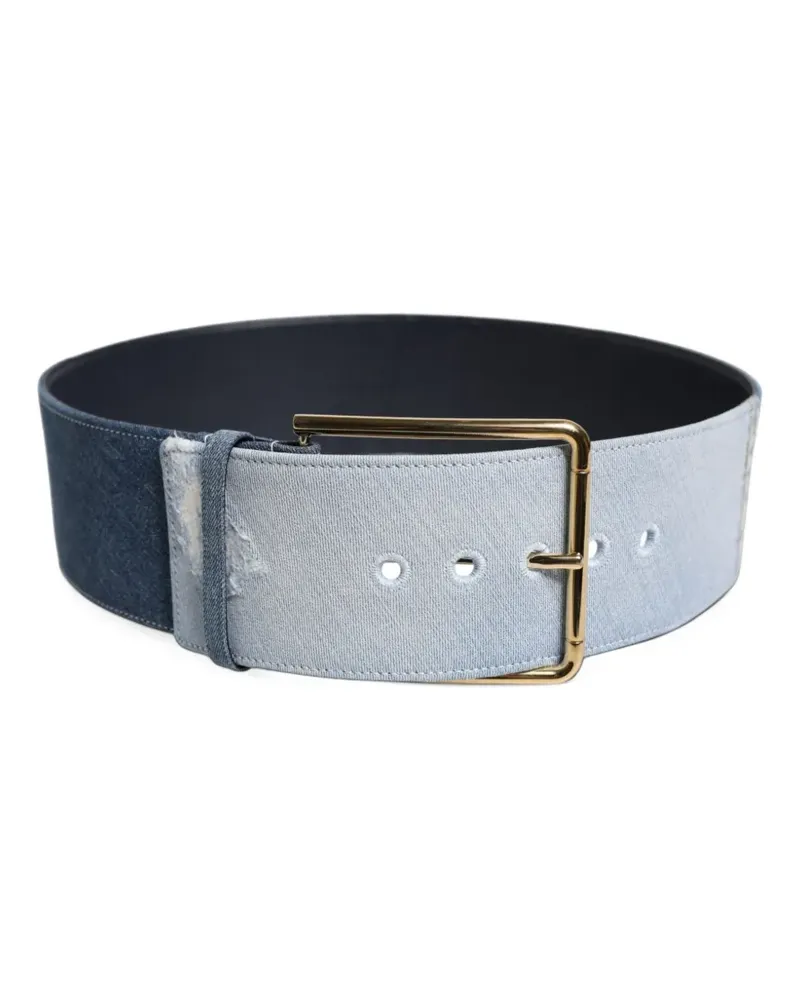 Dolce & Gabbana Zweifarbiger Gürtel - Blau Blau