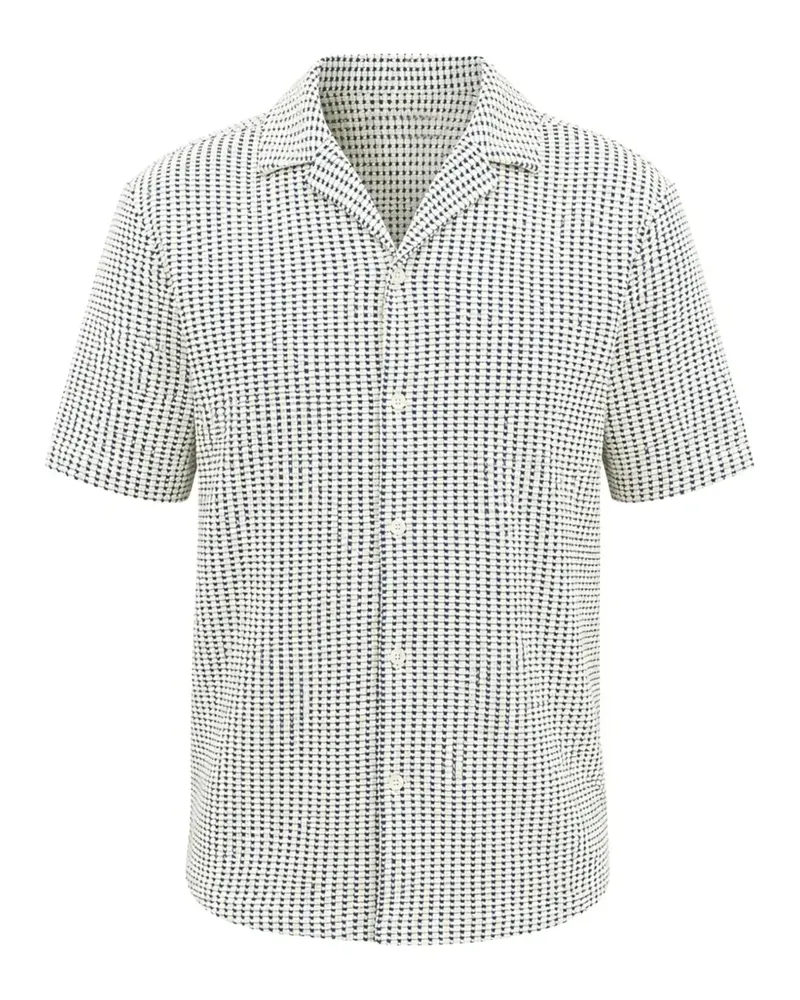 RVLT/revolution short-sleeved Cuban shirt - Nude Nude