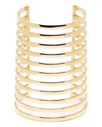 Amina Muaddi Angelica brass bracelet Gold