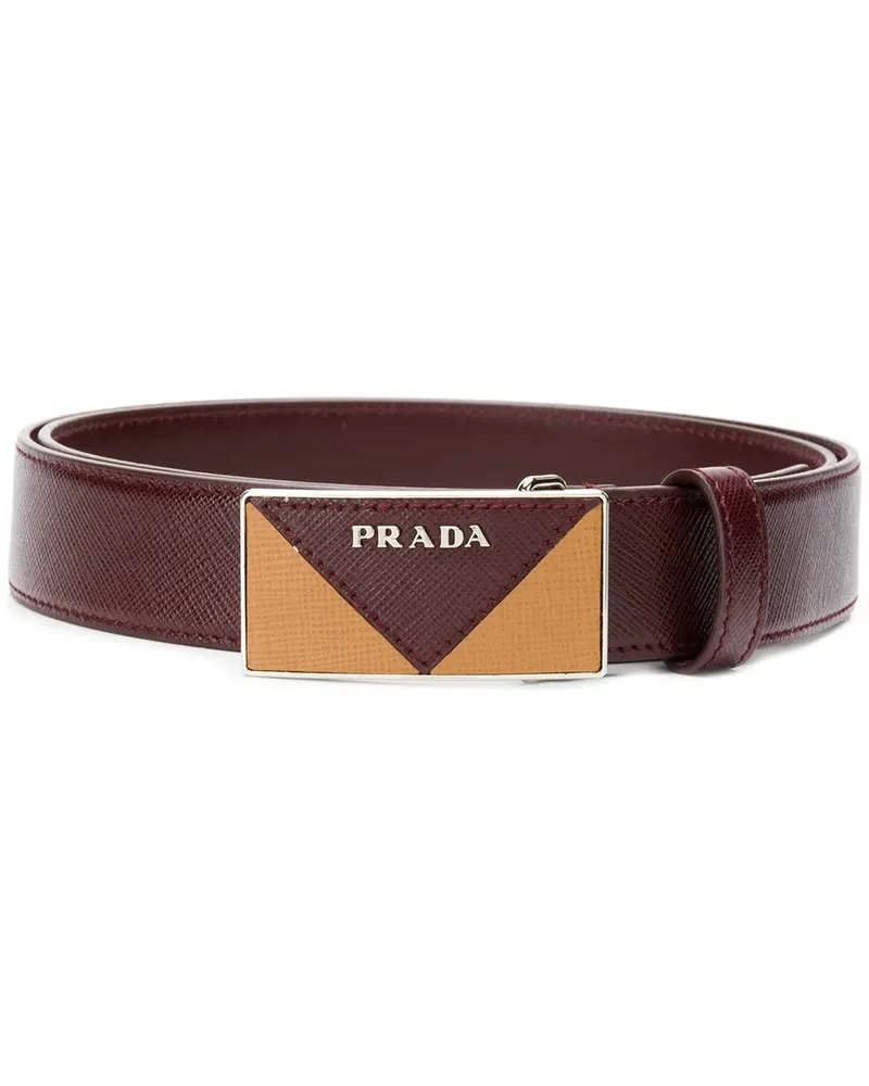 Prada Gürtel mit Schnalle - Violett Violett