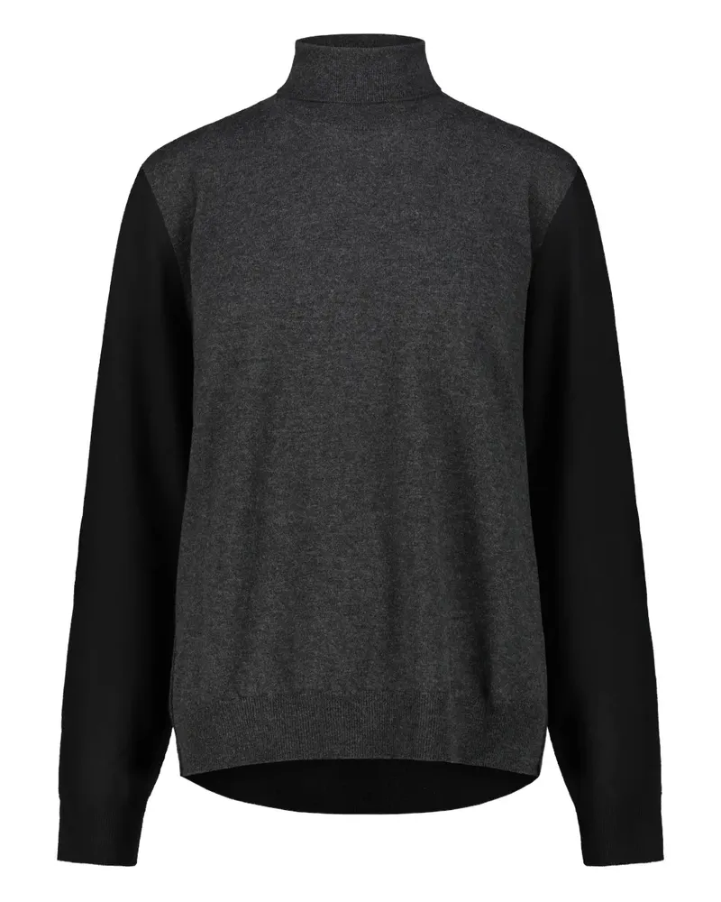 Maison Margiela colour block roll-neck sweater - Grau Grau