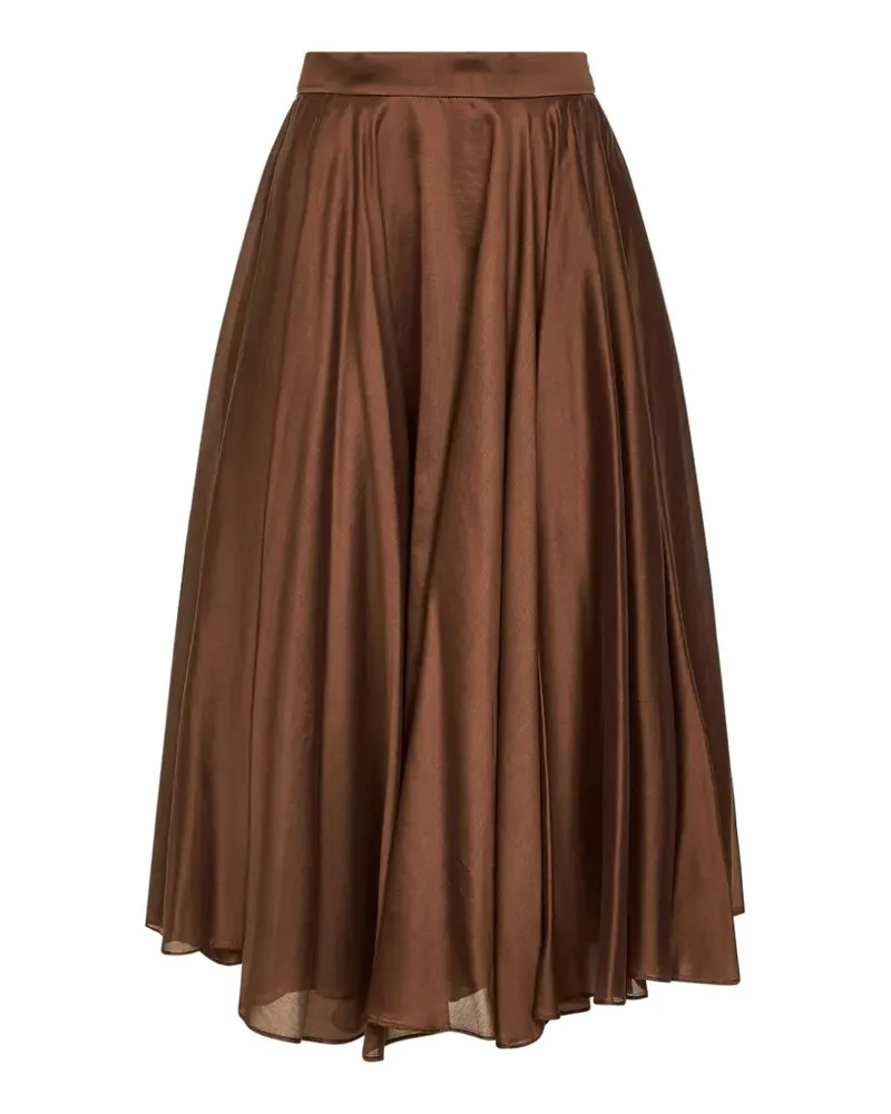 Blanca Ausgestellter A-Linien-Rock - Braun Braun